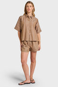 Alma Stripe Poplin SS Shirt