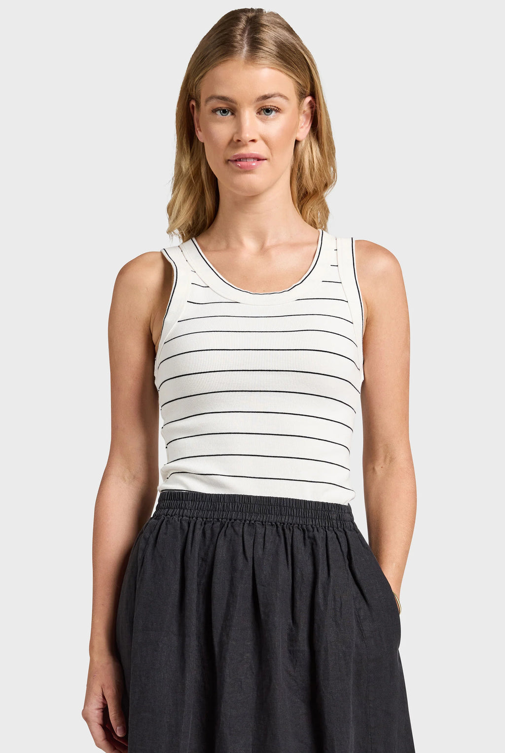 Essential Stripe Rib Tank