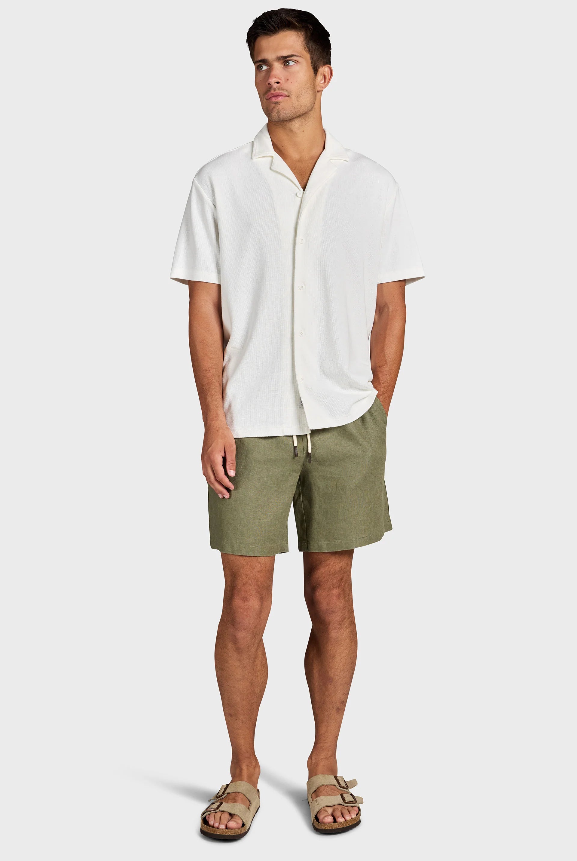 Carlos Cotton Waffle SS Shirt