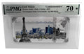 2017 Cook Islands 1 Dollar 5 gram Silver Paris Skyline Dollar Note PMG 70