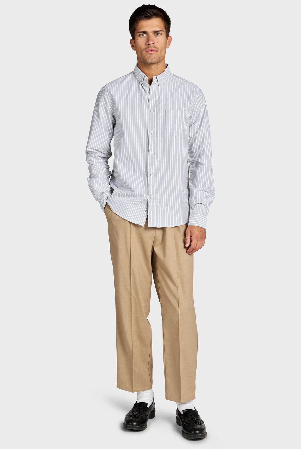 Dillon Stripe Oxford Shirt