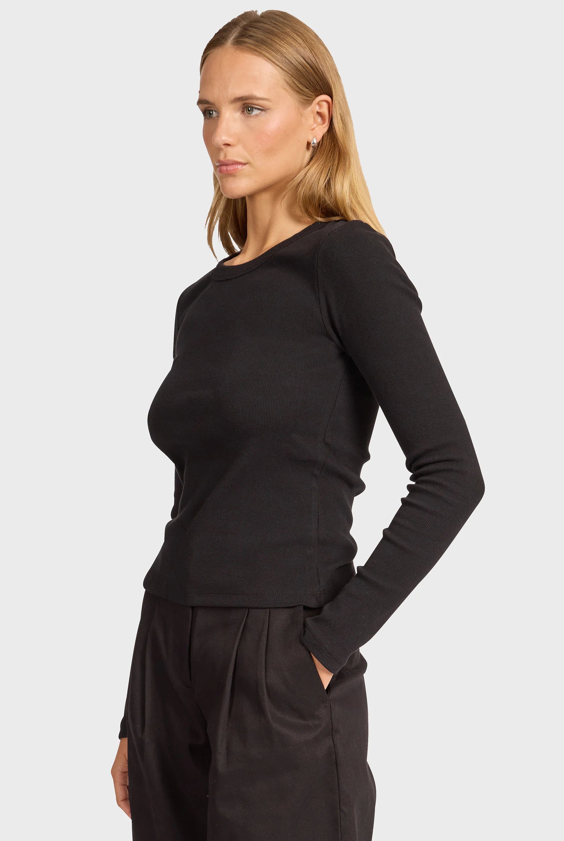 Essential Rib Long Sleeve