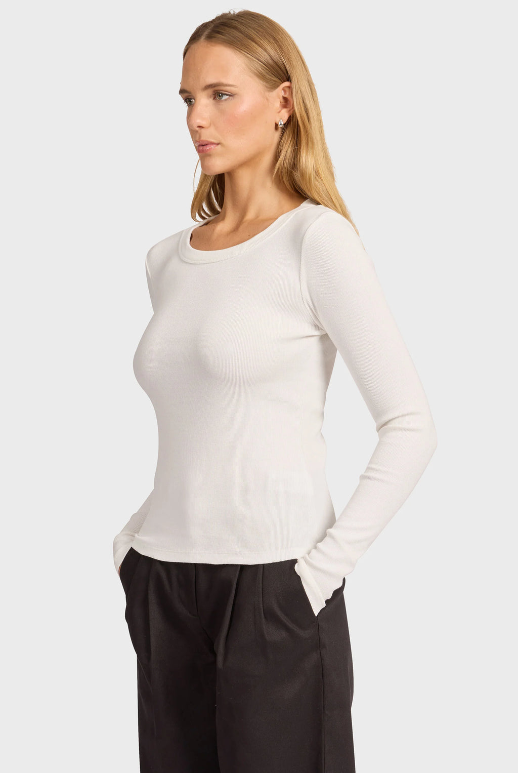 Essential Rib Long Sleeve