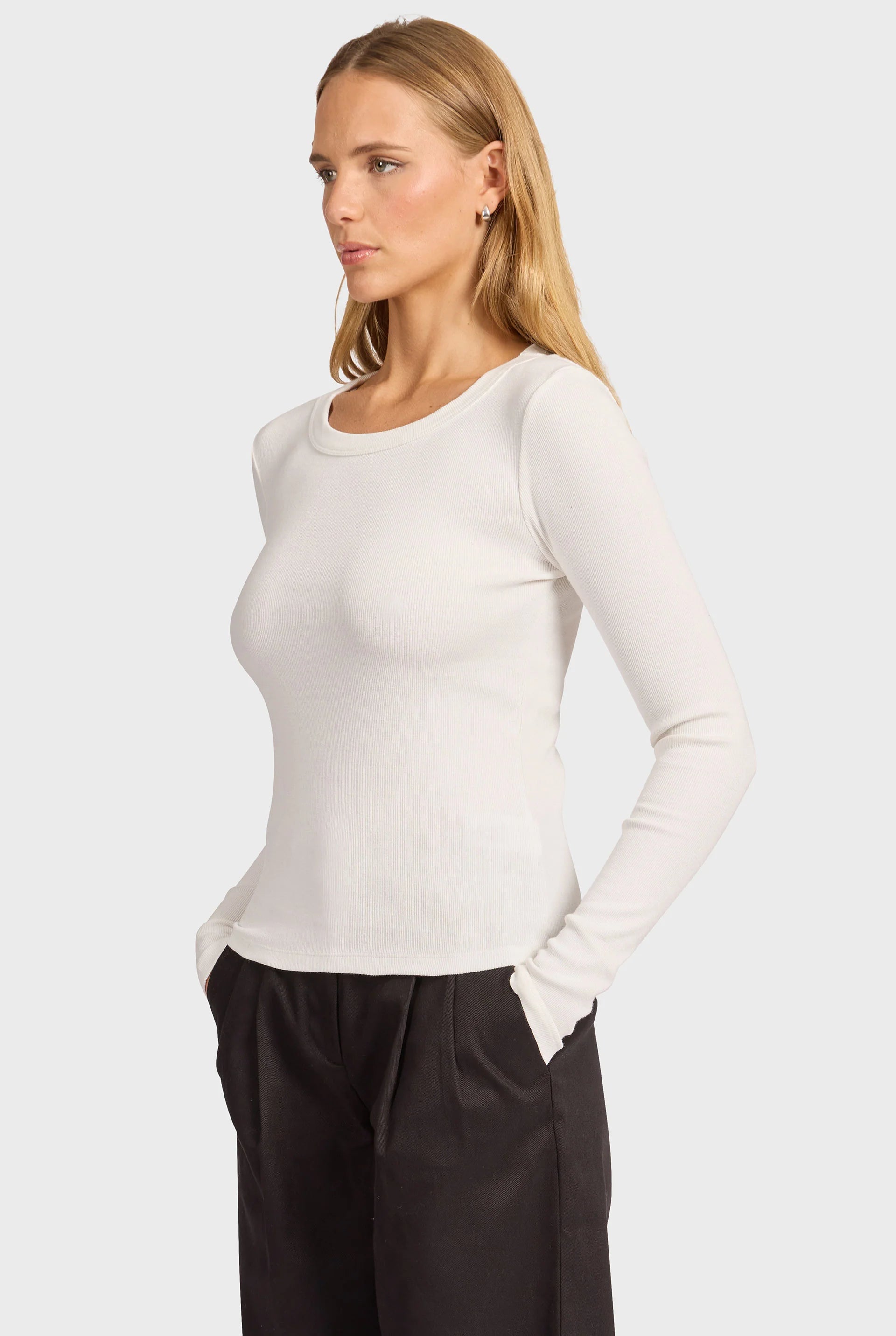 Essential Rib Long Sleeve