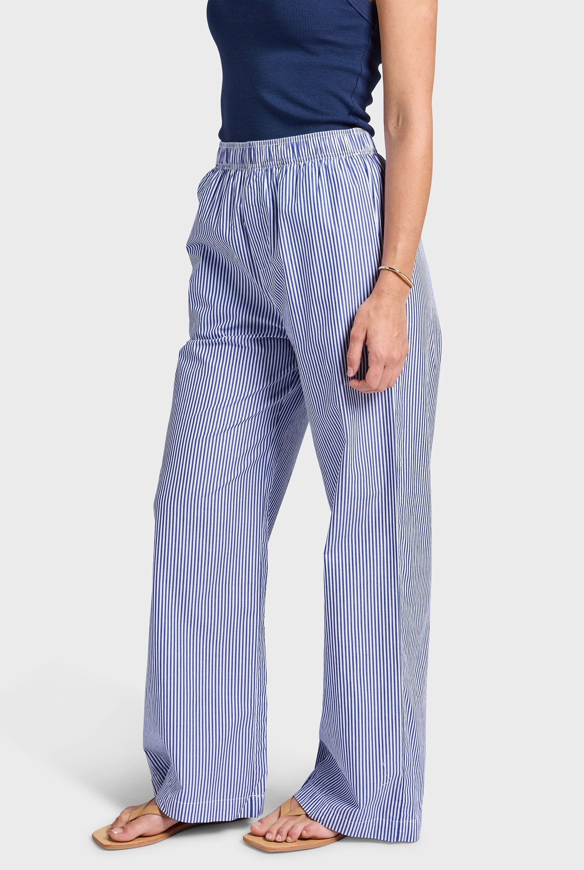 Alma Stripe Poplin Pant