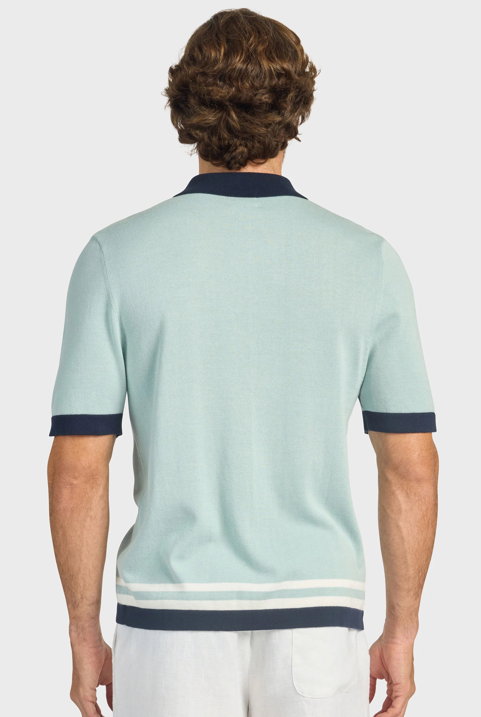 Charlie Stripe Knit SS Shirt