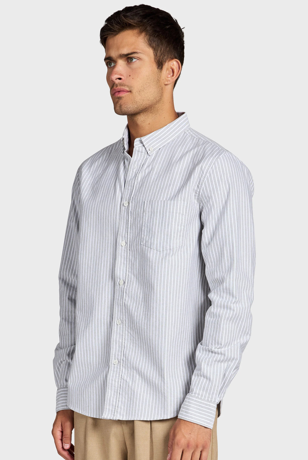 Dillon Stripe Oxford Shirt
