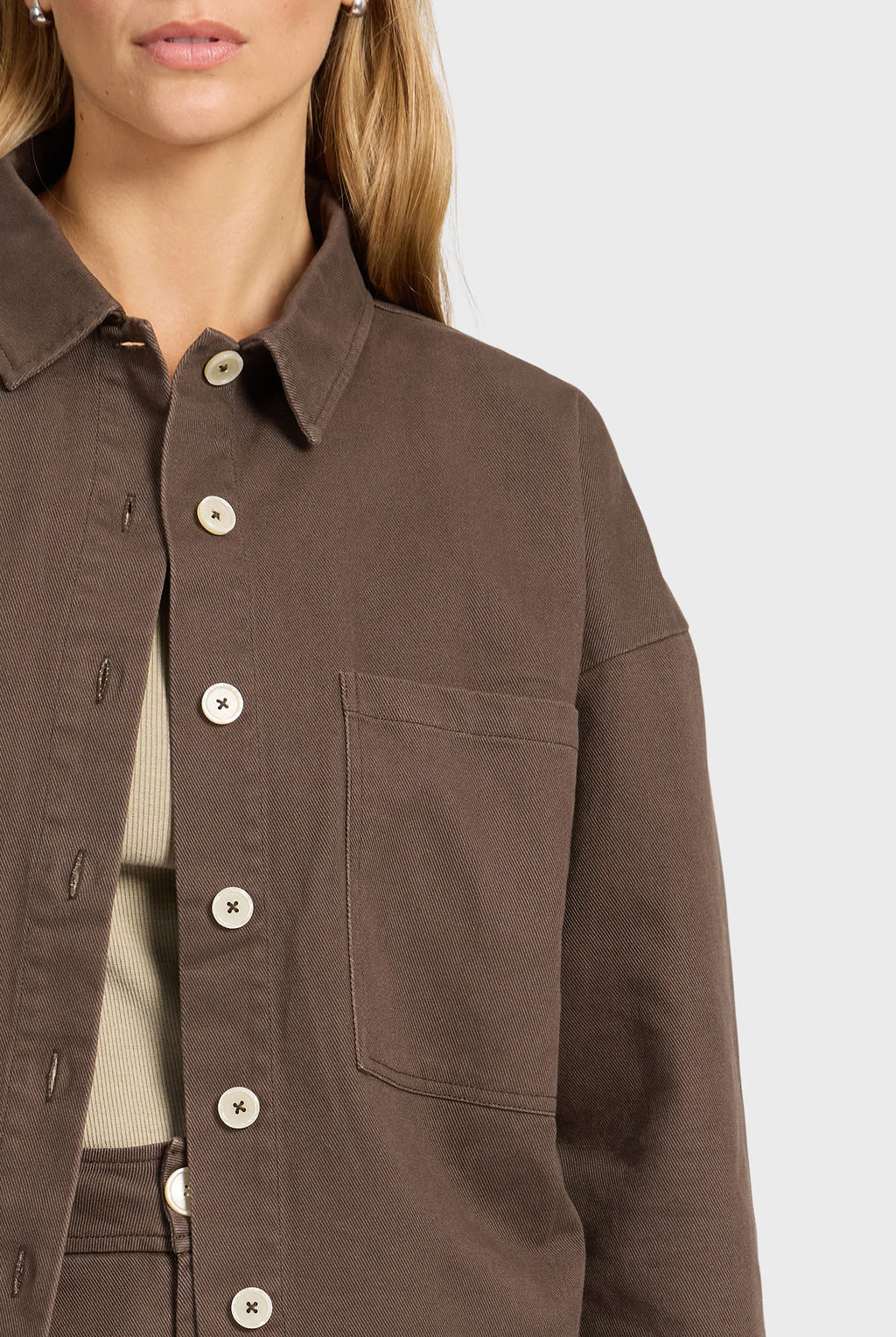 Mindi Twill Overshirt