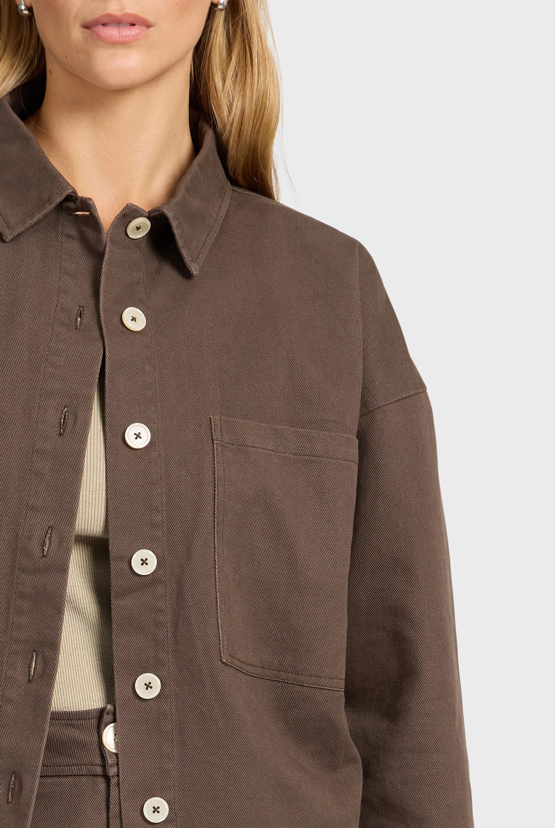 Mindi Twill Overshirt