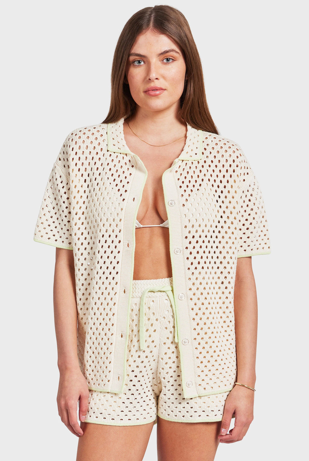 Farrah Crochet Shirt