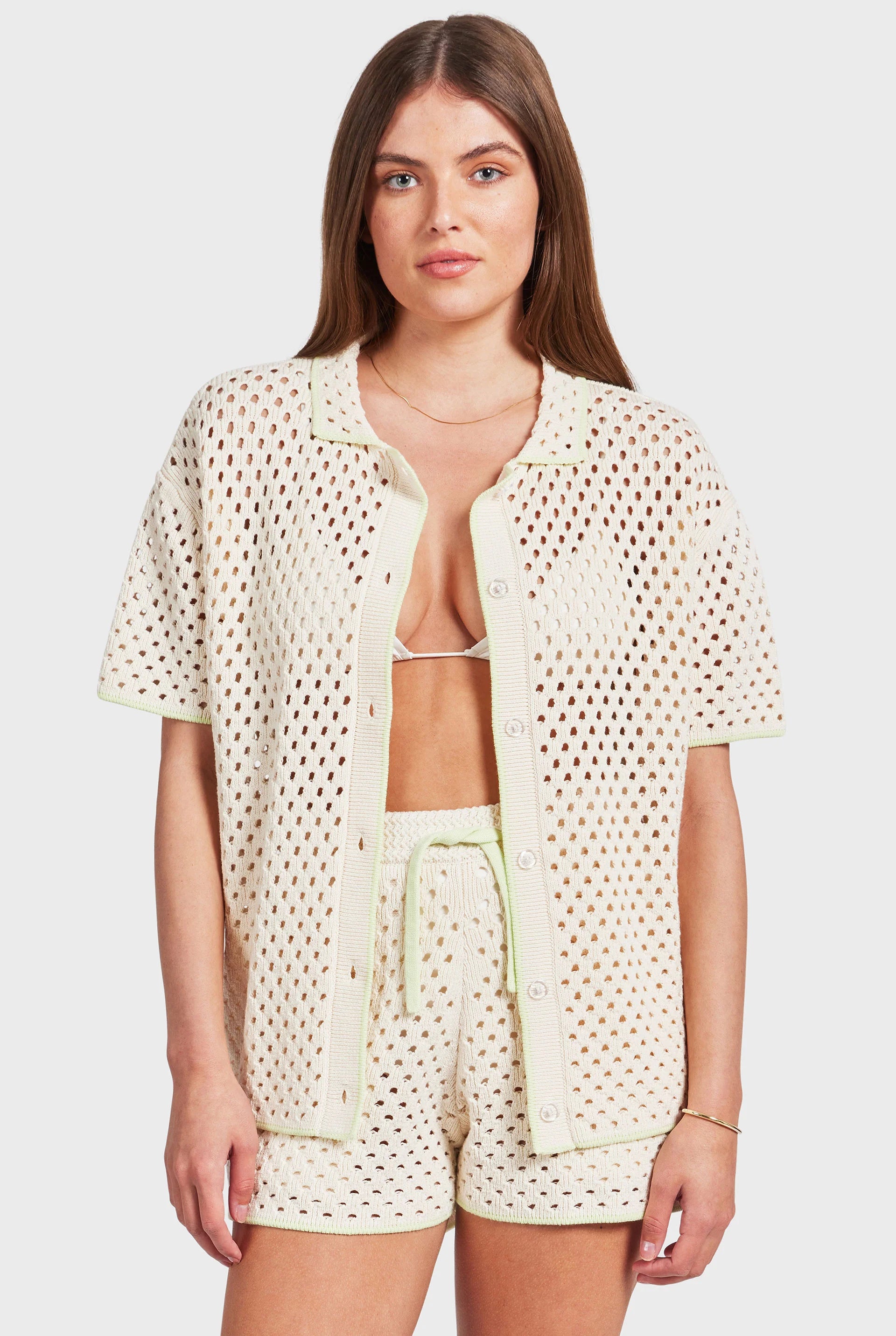 Farrah Crochet Shirt