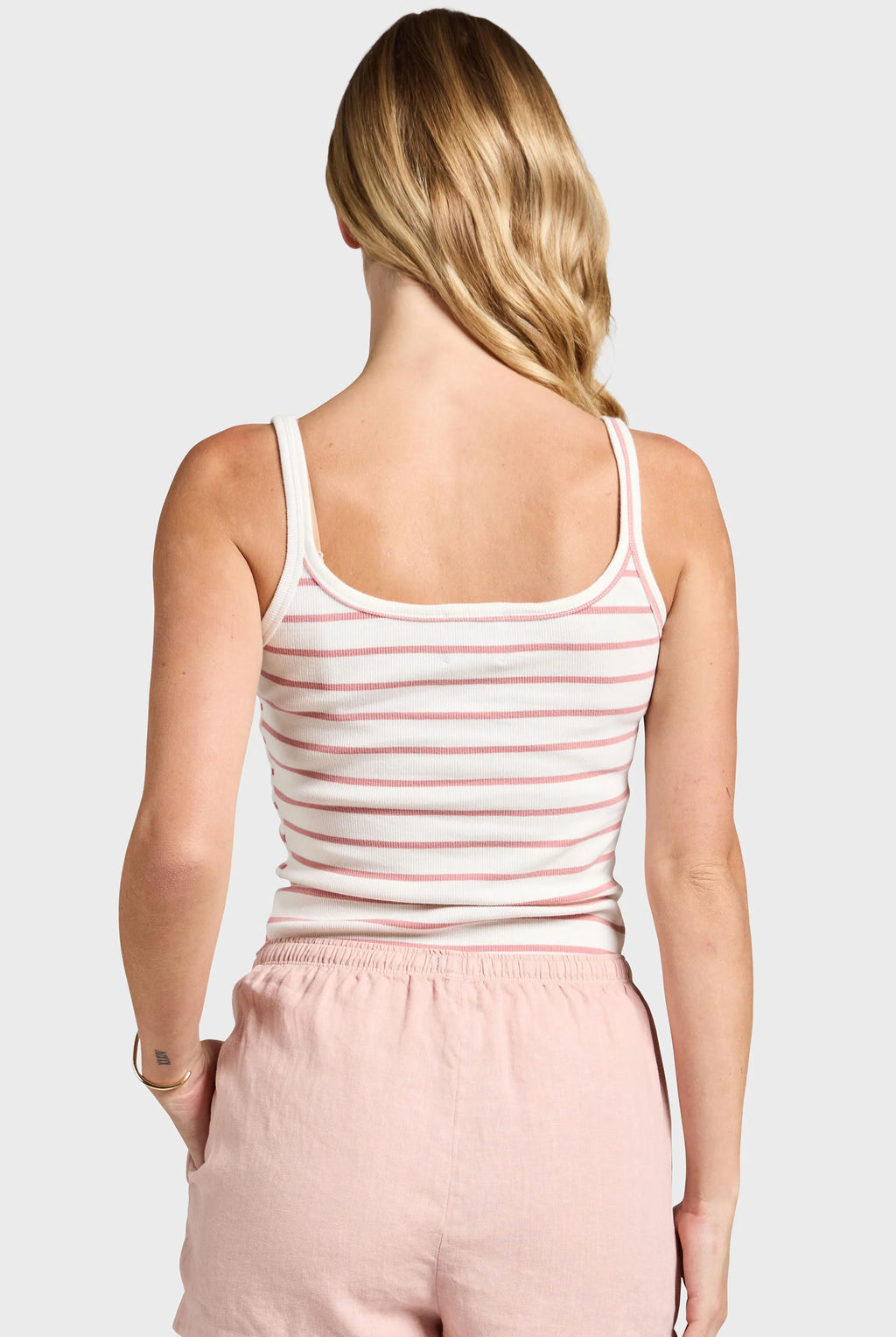 Charlie Stripe Rib Tank