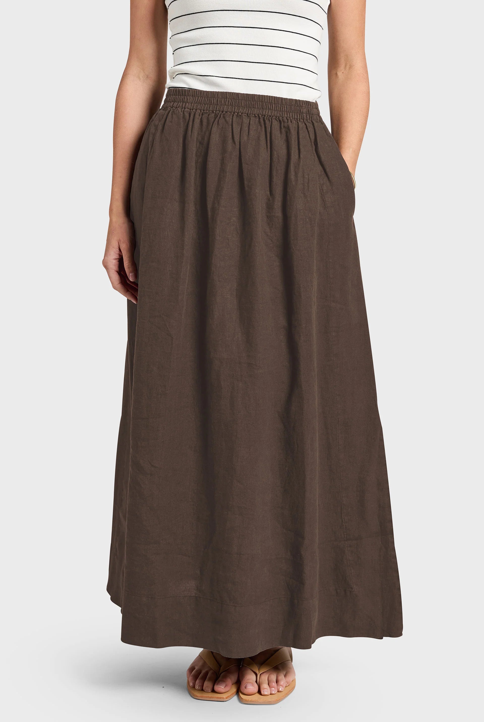 Gladys Linen Skirt