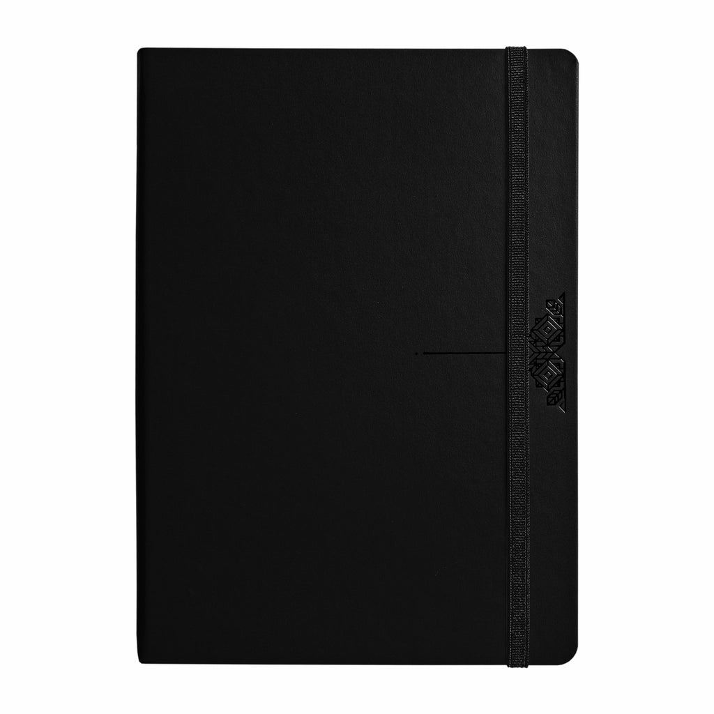 Anupam Daily Notes A5 Journal Notebook – 256 Pages, 80gsm, Fine Matte PVC Hard Cover with Foil, Elastic Closure, and Special Undated Calendar Pages