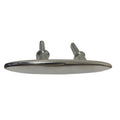 Marine Hardware 10" 316 SS Stud Mount Euro Style Cleat SSCL66011-2SE - Essenbay Marine