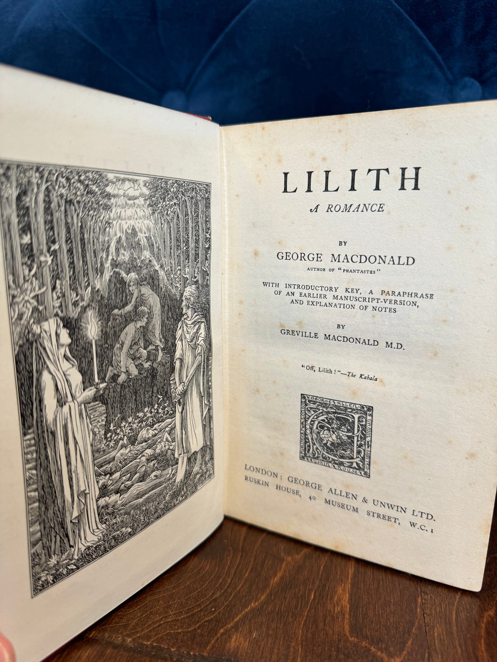 Lilith by George MacDonald - 1924 Lilith Centenary Edition