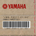 JW8-F6311-21-00 Original OEM YAMAHA