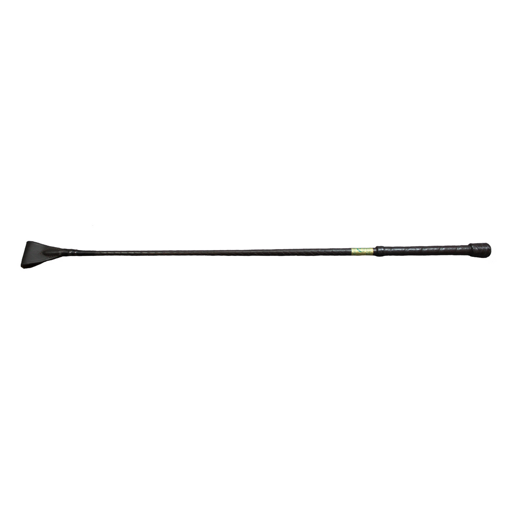 Ucha Short Whip - Braided Leather with Leather Handle