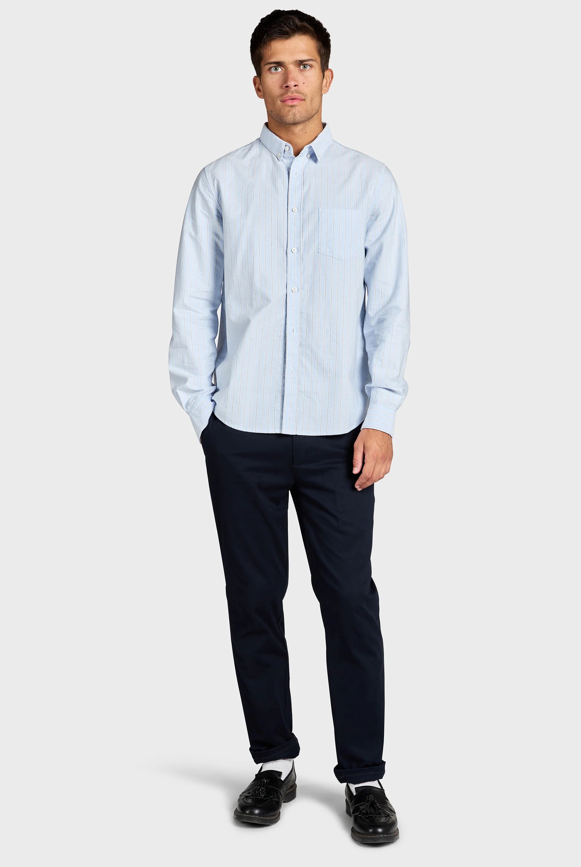 Dillon Stripe Oxford Shirt