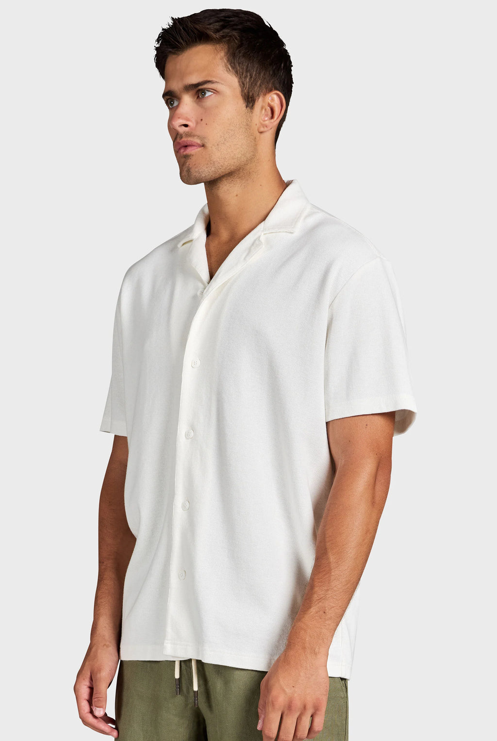 Carlos Cotton Waffle SS Shirt