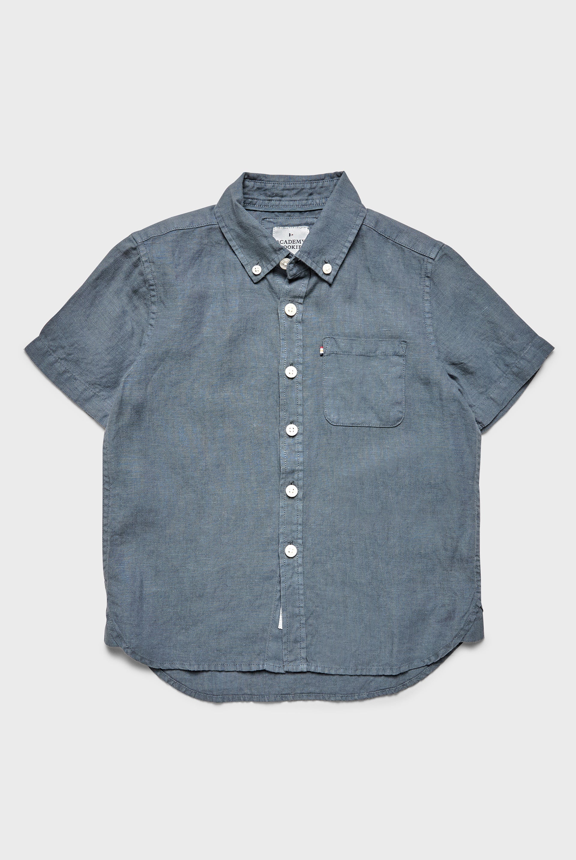Kids Hampton Linen SS Shirt