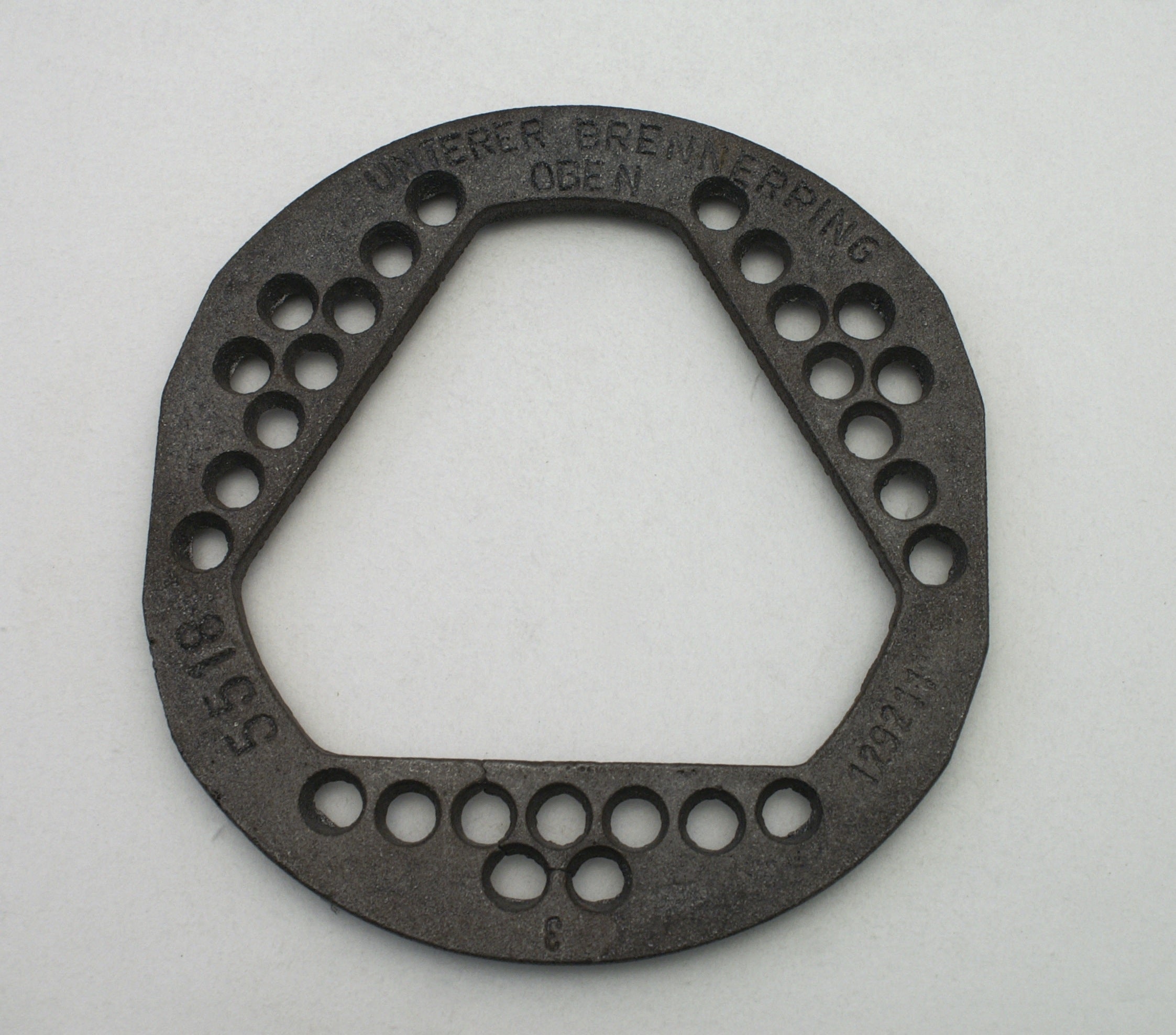 Brennerring 165 / 100 mm unterer für Ölofen 4 kW Guss