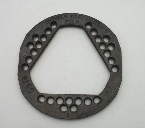 Brennerring 165 / 100 mm unterer für Ölofen 4 kW Guss