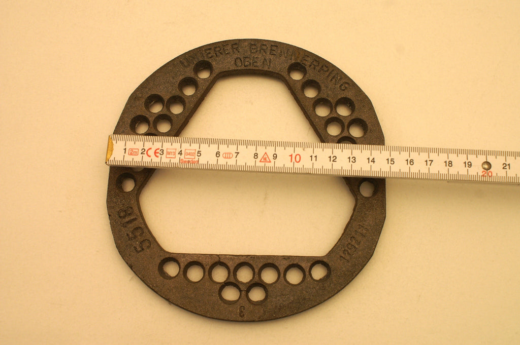 Brennerring 165 / 100 mm unterer für Ölofen 4 kW Guss