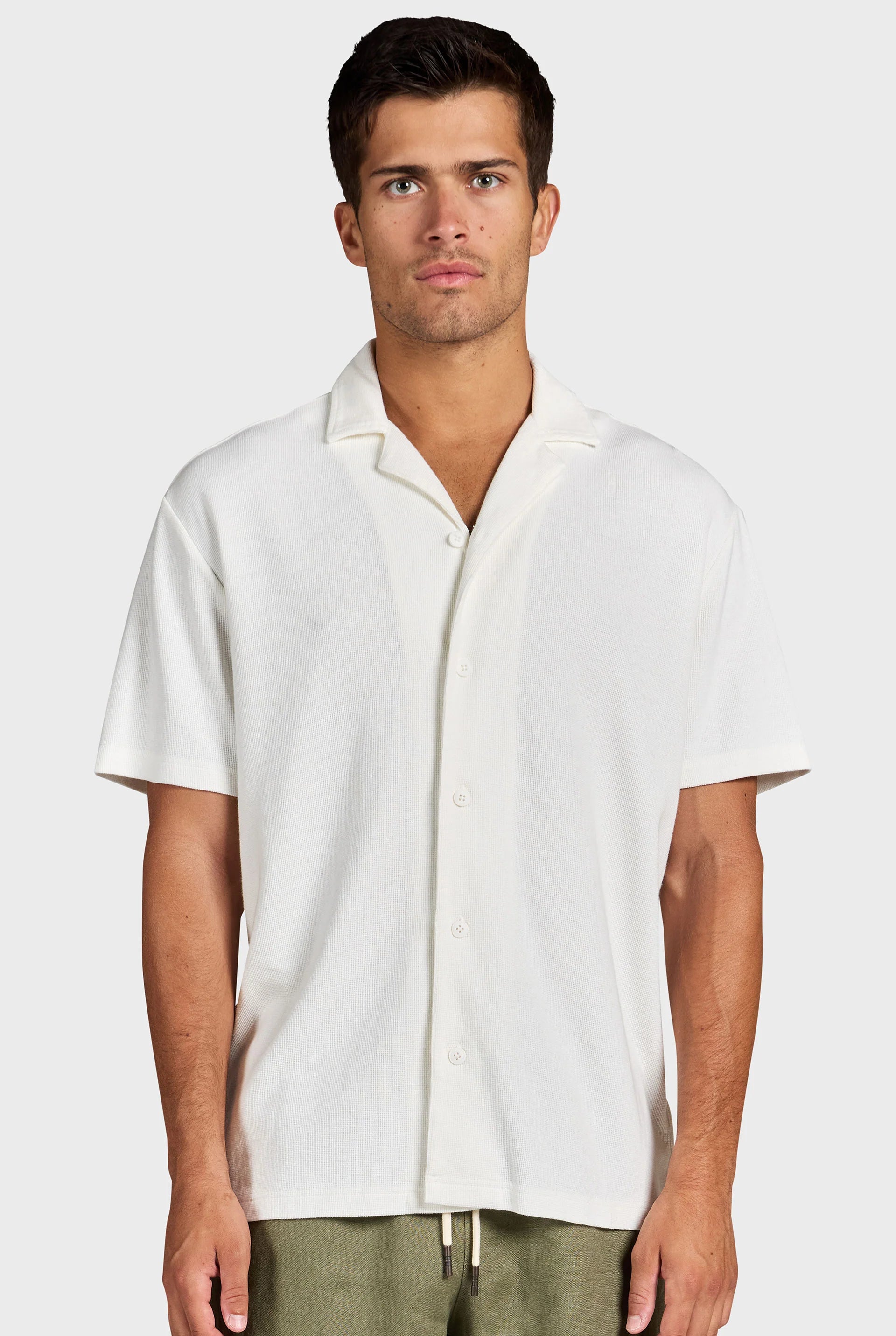 Carlos Cotton Waffle SS Shirt