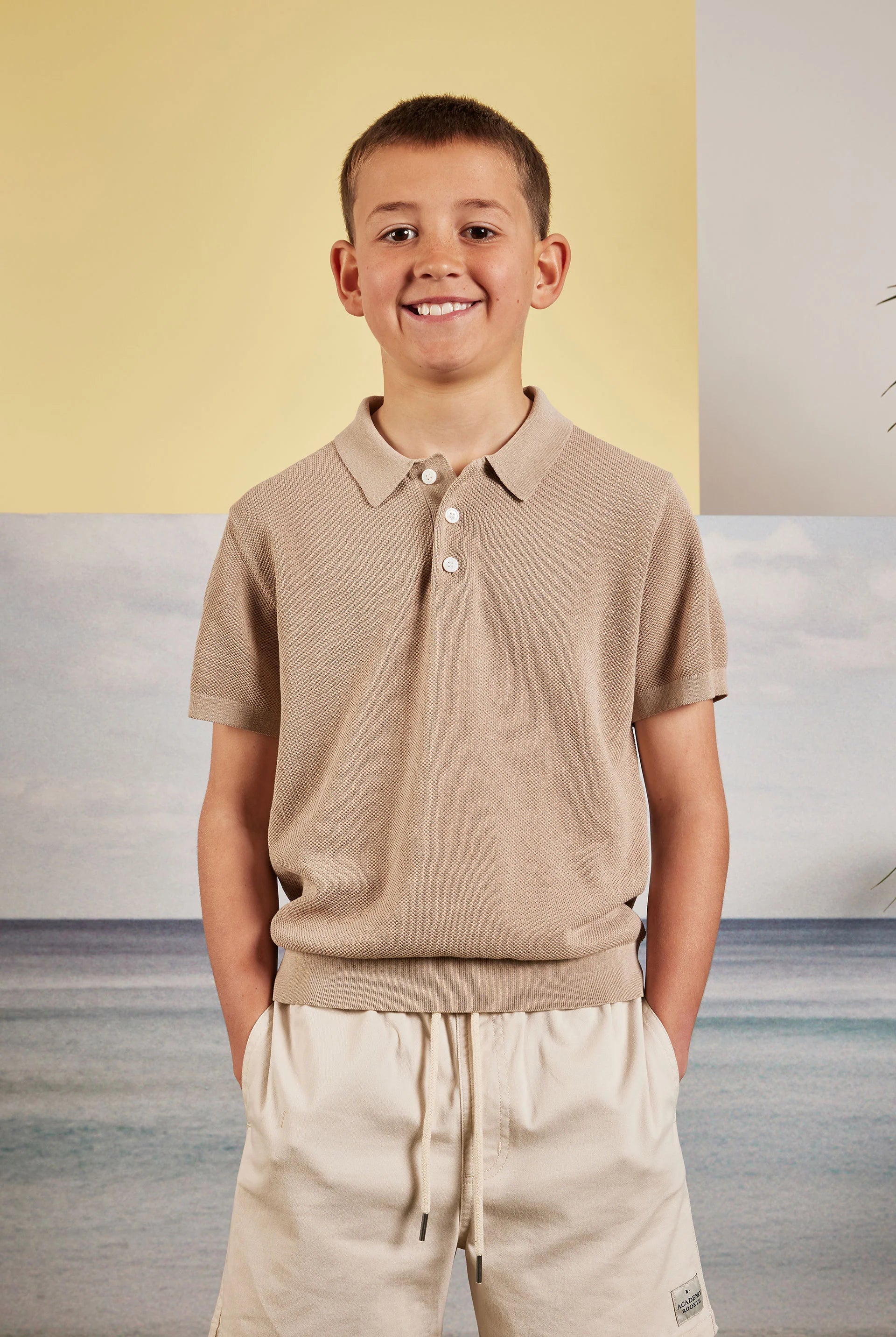 Kids Riley Knit Polo