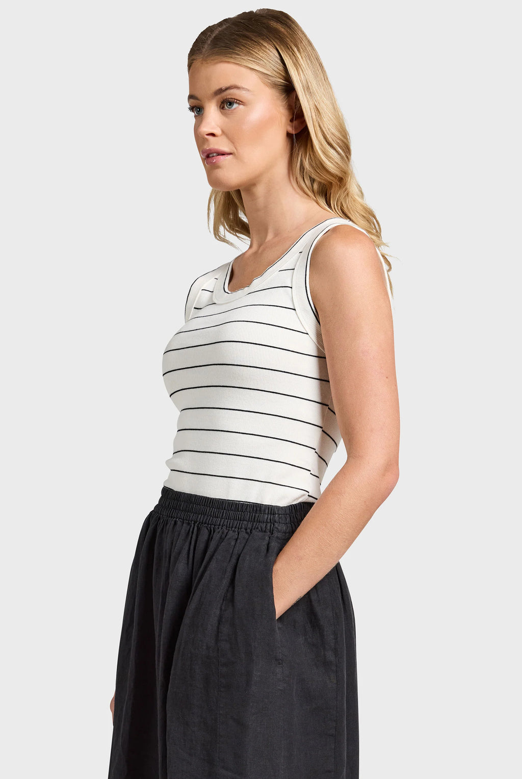 Essential Stripe Rib Tank