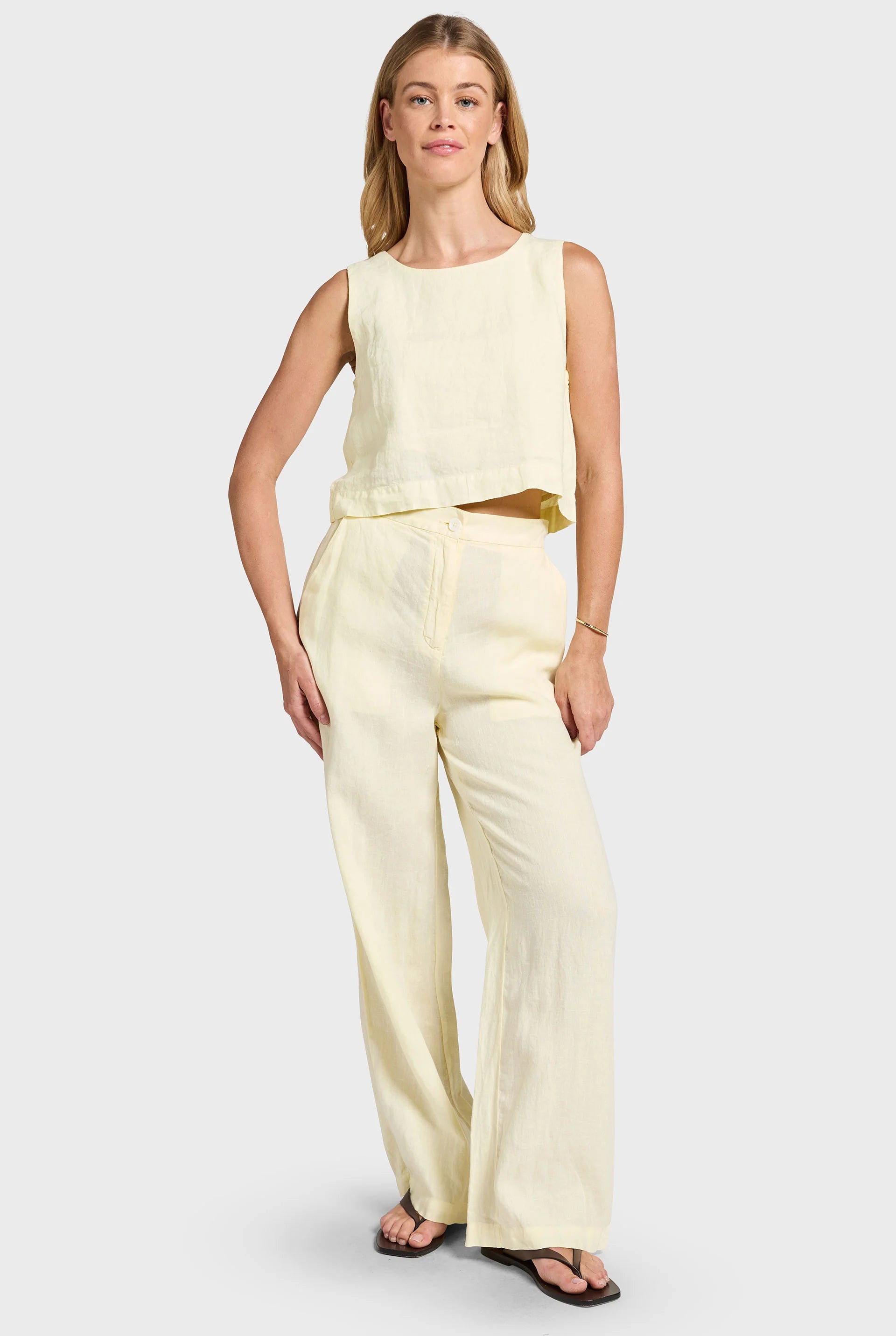 Linen Relaxed Trouser