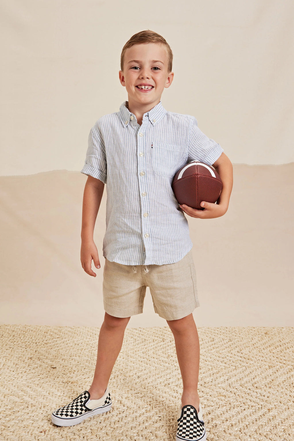 Kids Riviera Linen Short