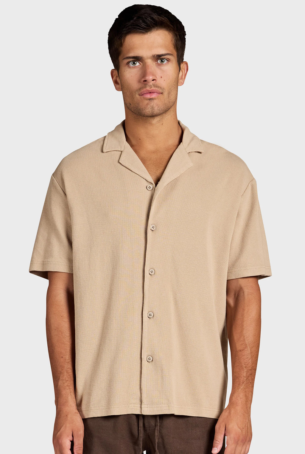Carlos Cotton Waffle SS Shirt