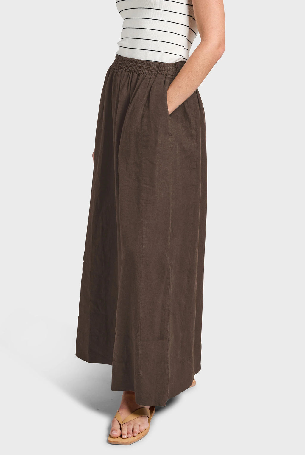 Gladys Linen Skirt