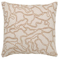 Ikea GULDFLY - Cushion cover, off-white/yellow-beige, 50x50 cm