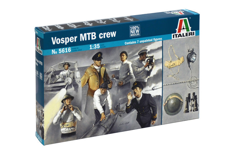 Italeri 5616 1/35 Vosper MTB Crew and Accessories Model Kit